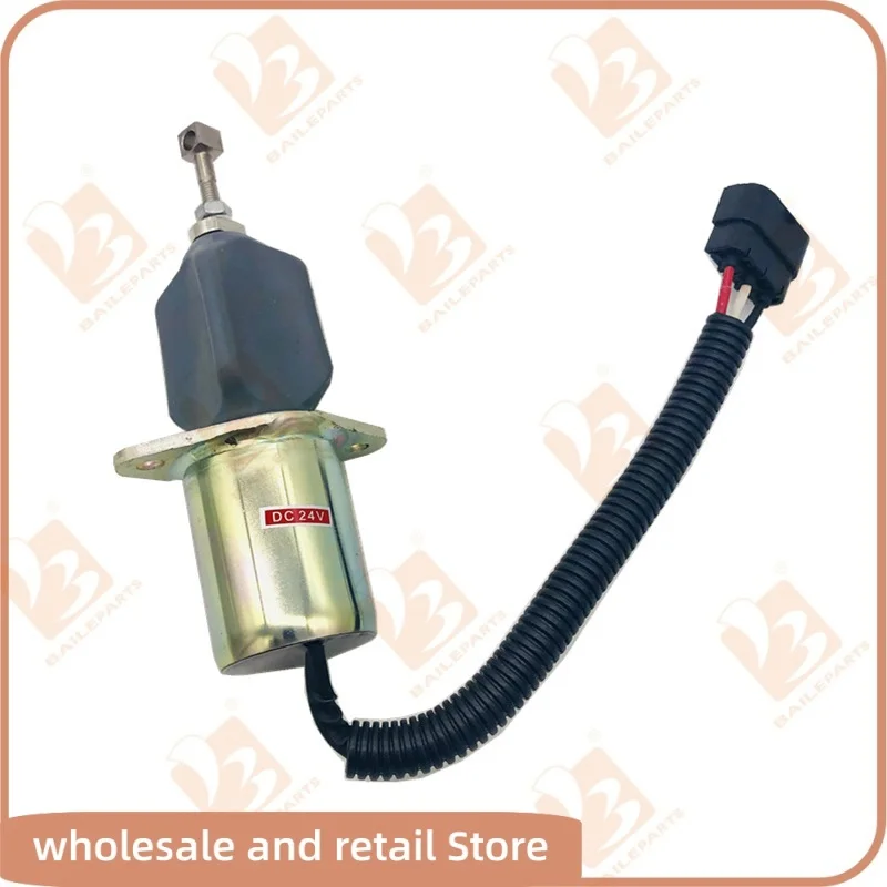

VOE11033615 Stop Solenoid Valve 24V For Volvoo L50C L180 L50B Wheel Loaders 6785-5221 11033615 Shut Off Solenoid Valve