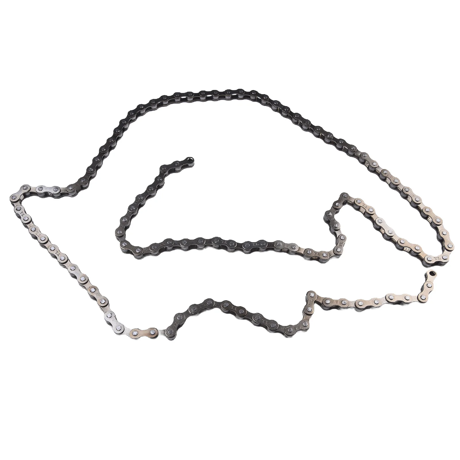 

Fixed Gear Chain Mountain Bike Chain Tensile Strength 980KG 116 Links Chain With Safety Buckle For Fixed Gear Bike