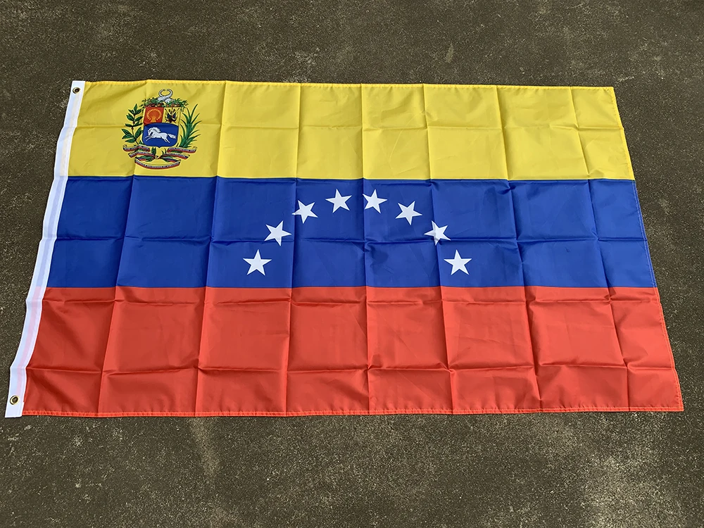 Z-ONE FLAG 3X5 ft Venezuela flag  90X150CM 100% polyester hanging  country flag national banner banners