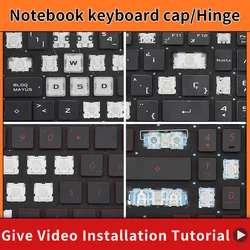 Replacement Keycap Key cap Hinge for Asus TUF FX95 FX505DT FX505 FX505dy FX705G FX505gm FX95G FX80G FX504 Keyboard