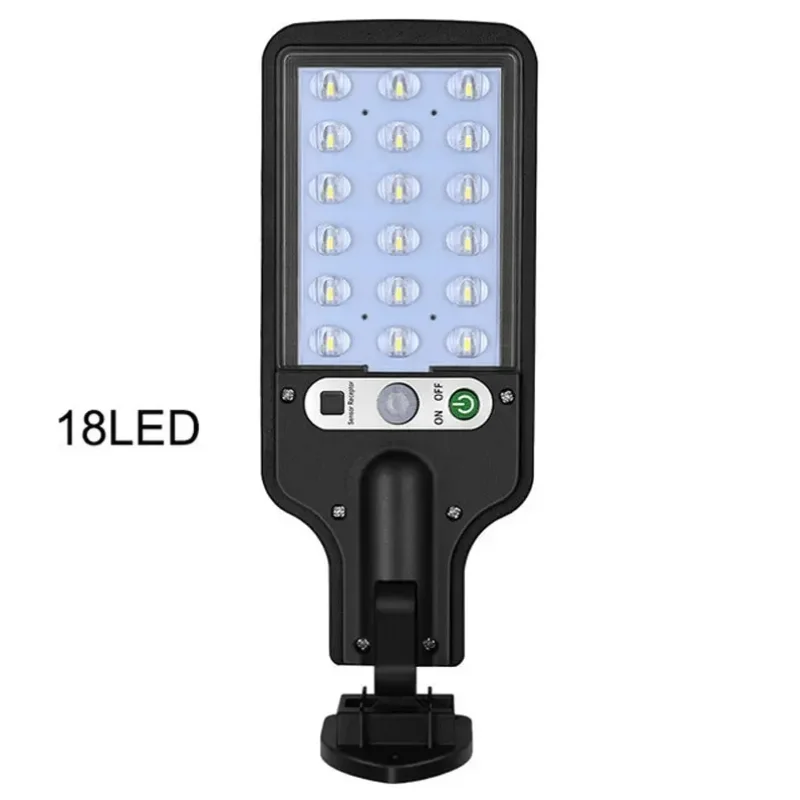 NONE Solar LED Wall Light Black 8