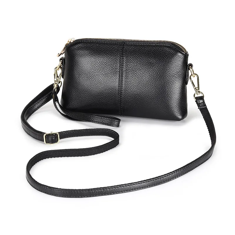 Genuine Leather Simple Women's Bag 2023 Fashion Crossbody Bag Top Layer Cowhide Women's Shoulder Bag