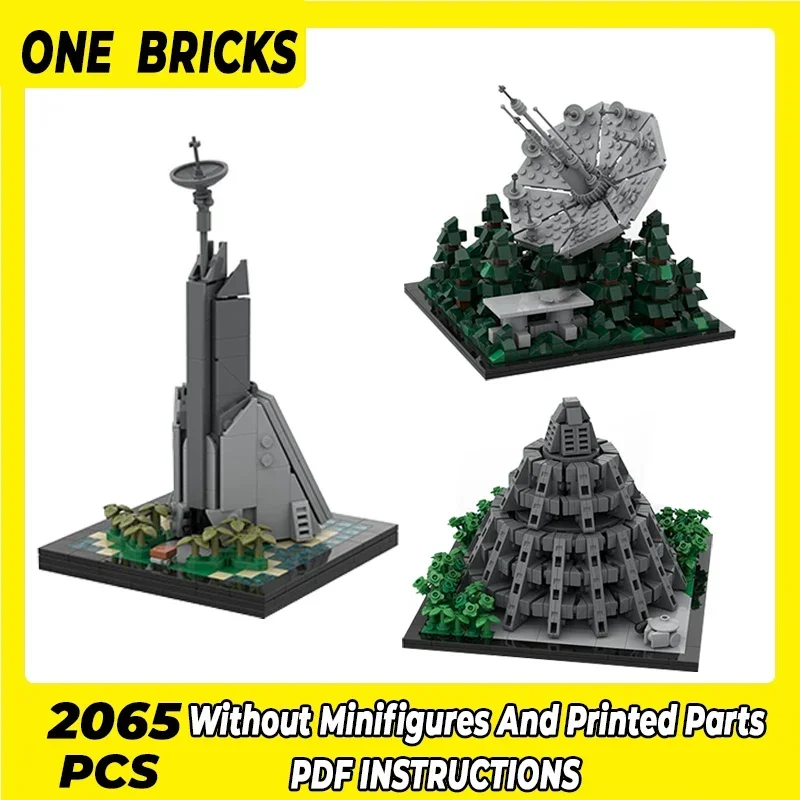 Popular estrela filme modelo moc tijolos de construção floresta rebelde tecnologia base blocos modulares presentes brinquedos natal diy conjuntos montagem