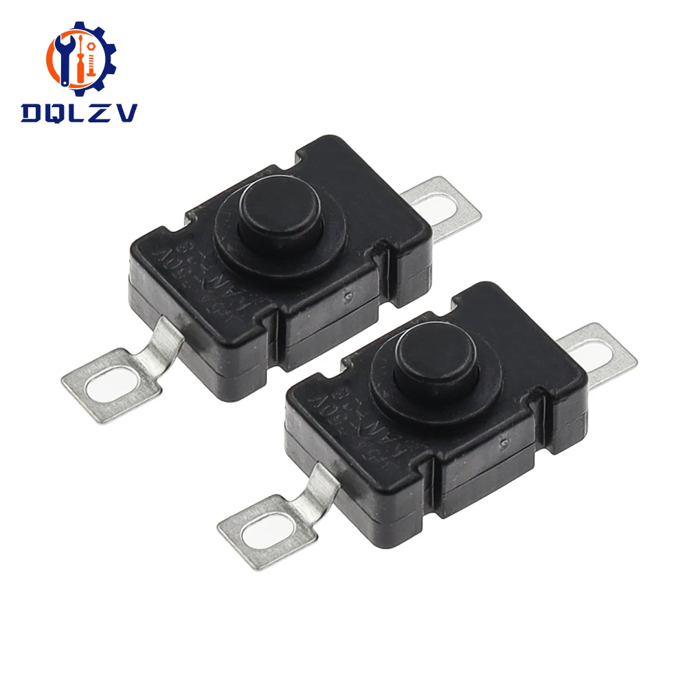 KAN-28 1.5A250V Flashlight Switches Self Locking SMD Type 18X12MM Push Button Switches 1812-28A