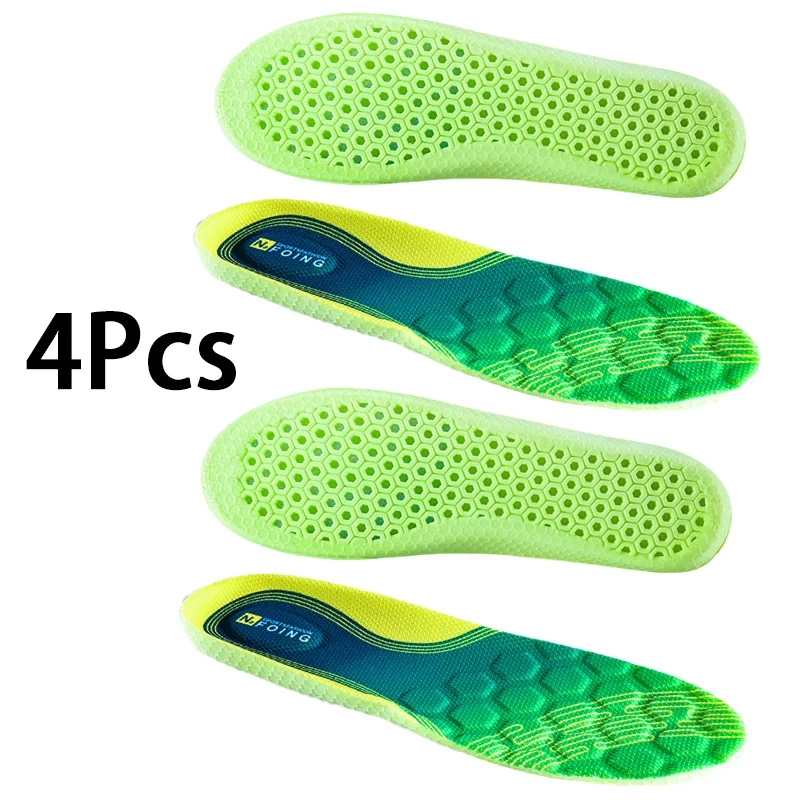 

4-пара спортивных стельок с поддержкой свода стопы, дышащая поддержка свода стопы