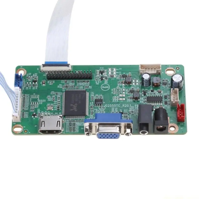 

F62C HDMI-совместимая плата контроллера ЖК-дисплея VGA для 11,6 дюйма, 13,3 дюйма, 14 дюймов, 15,6 дюйма, 17,3 дюйма N116HSE