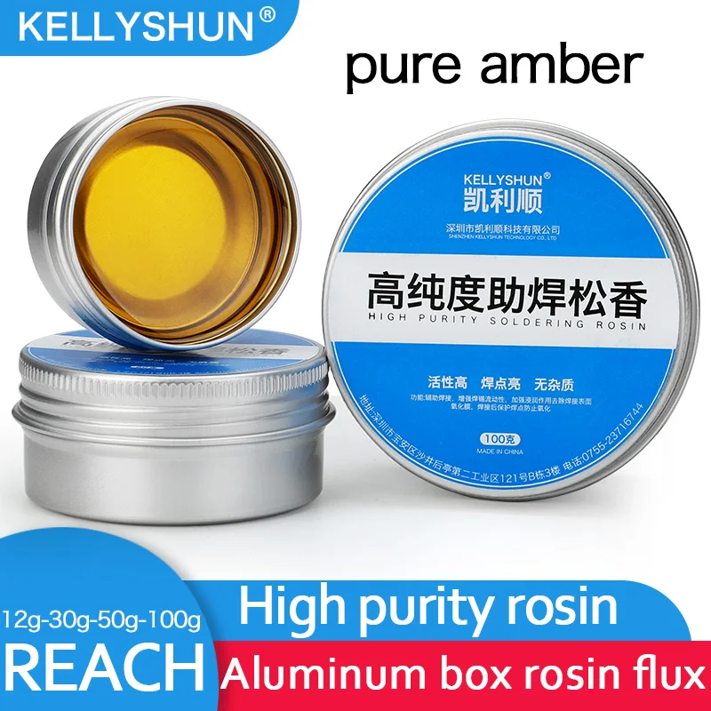 

KELLYSHUN High Purity Rosin Electric Soldering Iron Repair Welding Paste Lead-free Soldering Tin Soldering Oil Soldering Flux