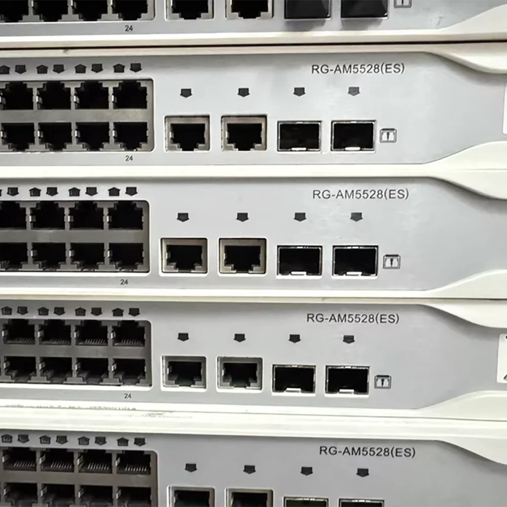

1pcs RG-AM5528 (ES) Gigabit Switch 24 Ports POE 2 Gigabit Electrical Ports 2 Gigabit Optical Ports