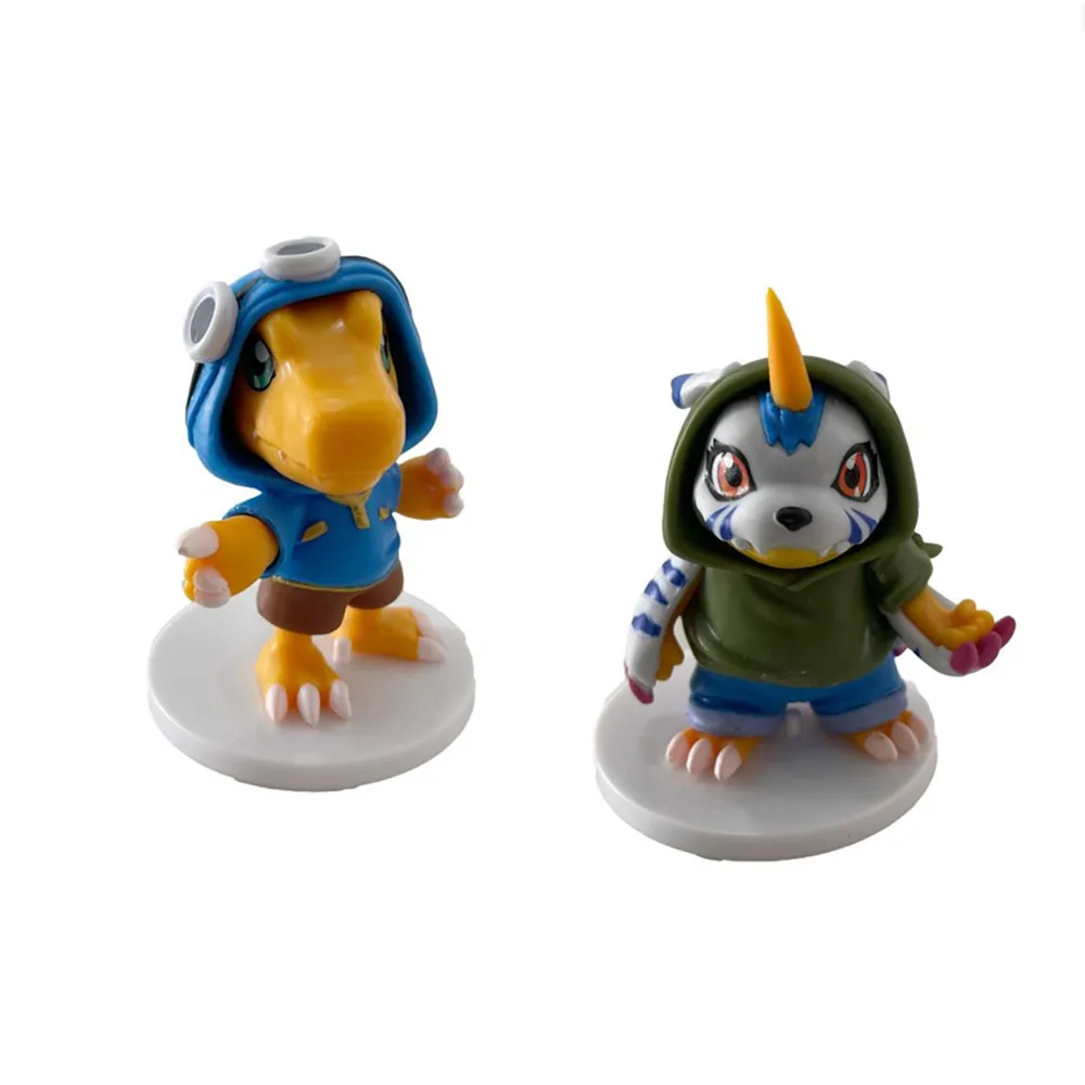 1 Pcs Cute Digimon Adventure Action Figures Agumon Gabumon Patamon Tailmon Piyomon Greymon PVC Model Collection Kid Gift Toy