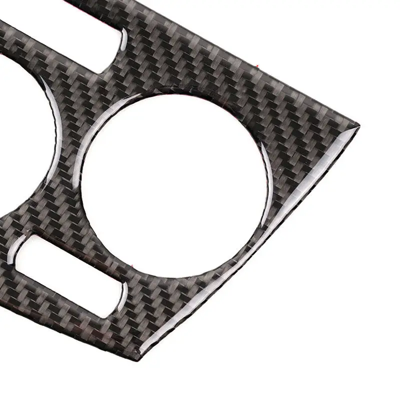 For Subaru Impreza 2009 2010 2011 Car Accessories Central Air Conditioning Knob Control Panel Frame Cover Soft Carbon Fiber Trim - view 3