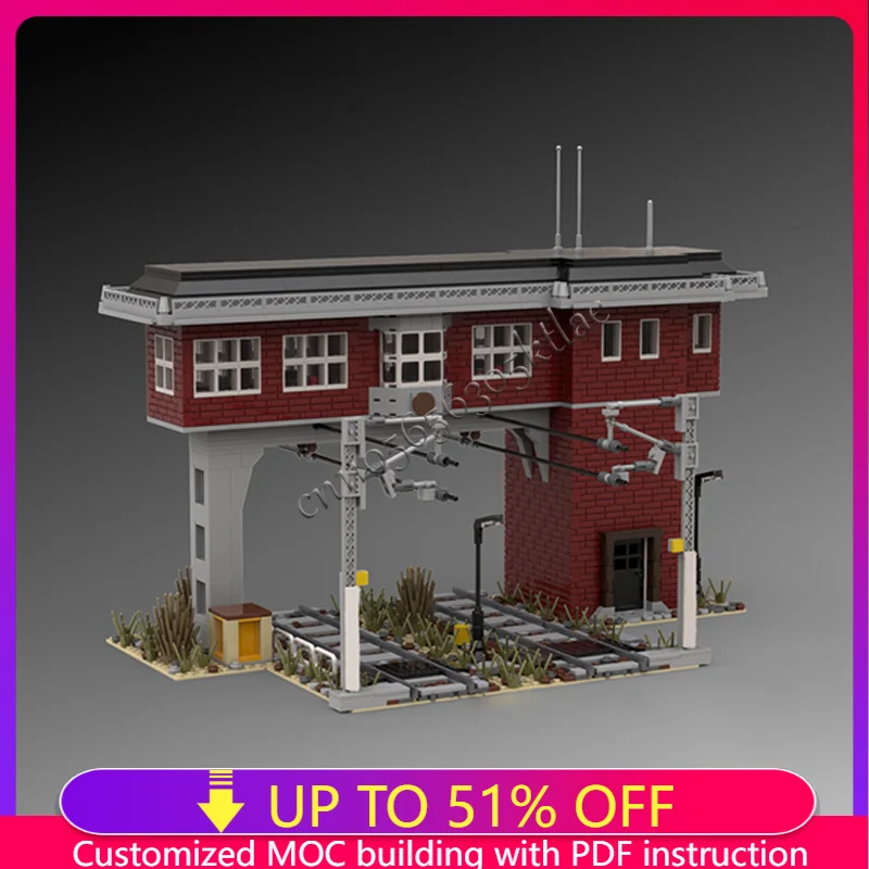 1997 قطعة MOC نبات متشابك صندوق إشارة بنة نموذج بازل أطفال تجميع تعليمي لتقوم بها بنفسك هدايا مفاجأة عيد الميلاد