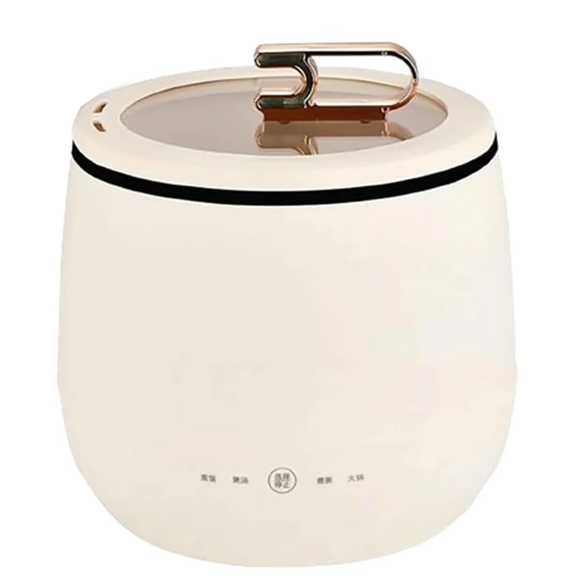 Smart Mini Rice Cooker, Multi-Function Cooker, Mini Hot Pot Rice Cooker, Portable Mini Rice Cooker,Creamy-White