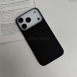 Real Aramid Carbon Fiber Phone Cover for iPhone 17 17 Pro 17 Pro Max for Magsafe Ultra-thin Carbon Fiber Cases for iPhone Air