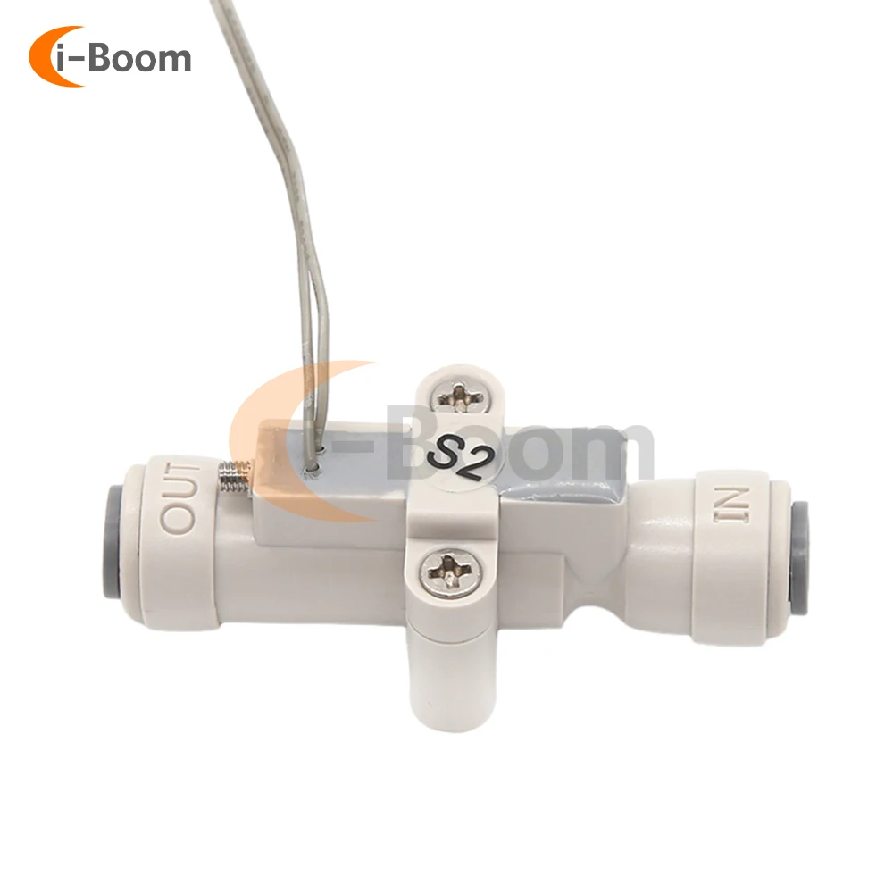 1/4 Inch Hose Water Flow Sensor Water Flow Control Valve Automatic Switch High Sensitivity Big Flow Rate 300ML/Min