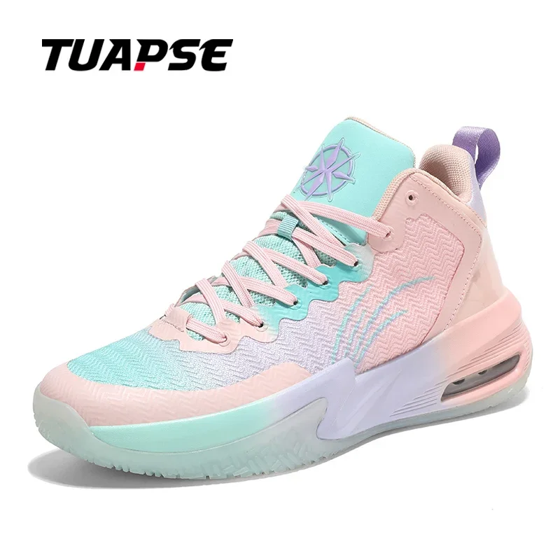 TUAPSE High Top Brand Basketball Shoes Men High Quality Basketball Sneakers Men Outdoor Sports Shoes 2025 Training Male Shoes