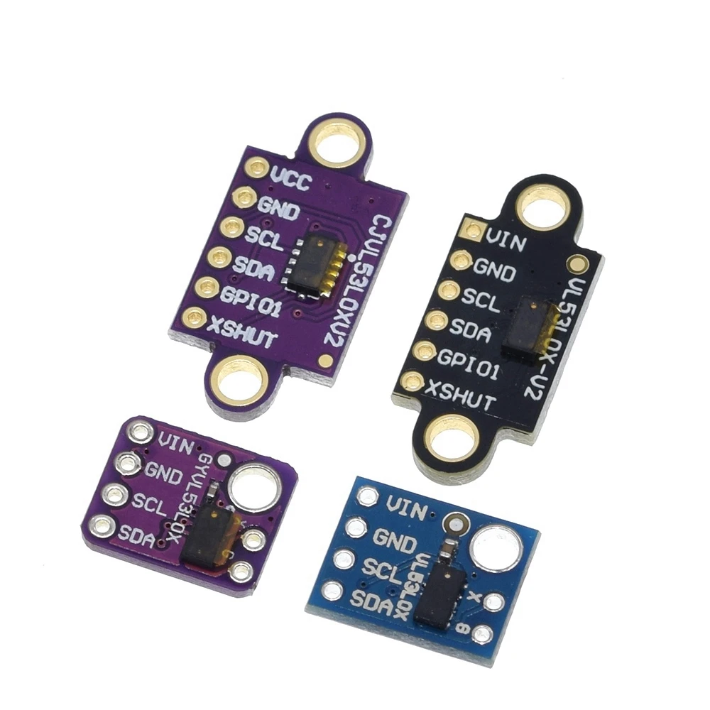 VL53L0X Time-of-Flight (ToF) Laser Ranging Sensor Breakout 940nm GY-VL53L0XV2 Laser Distance Module I2C IIC 3.3V/5V For Arduino