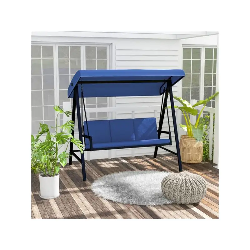 Kursi Ayun Teras Luar Ruangan dengan Bantal untuk Relaksasi dan Kenyamanan, Ideal untuk Penggunaan di Taman dan Halaman Belakang