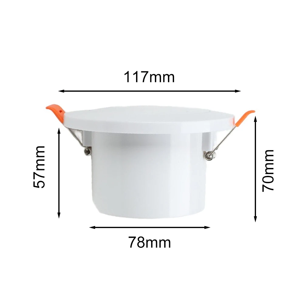 Adjustable Airflow ABS Ceiling Diffuser 10*10*10inches Stable Lock-clip Design Removable Dense Mesh Blocks Dust Lint Debris