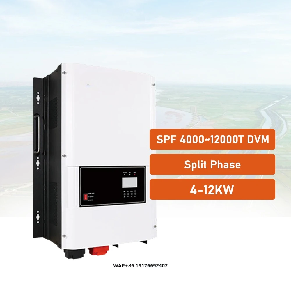 

6kW 12kW 18kW Solar Inverter Split Phase 120/240VAC Off-Grid Low Frequency SPF 4000T 6000T 12000T 18000T US DVM MPV Dual