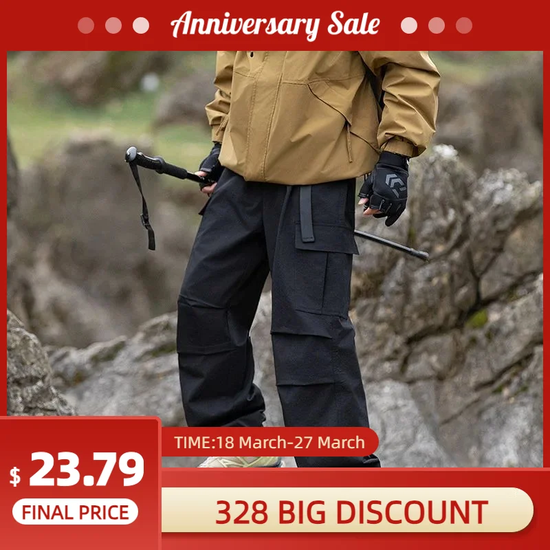 Paratrooper Pants Men's Outdoor Sports Mountain System Work Pants Couple's Casual Machete Pants Windproof Waterproof Breathable