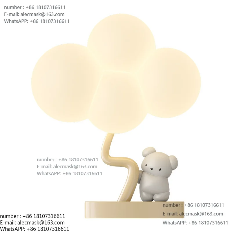 

Bedroom bedside cloud wall lamp 2025 new Internet celebrity creative cartoon art living room