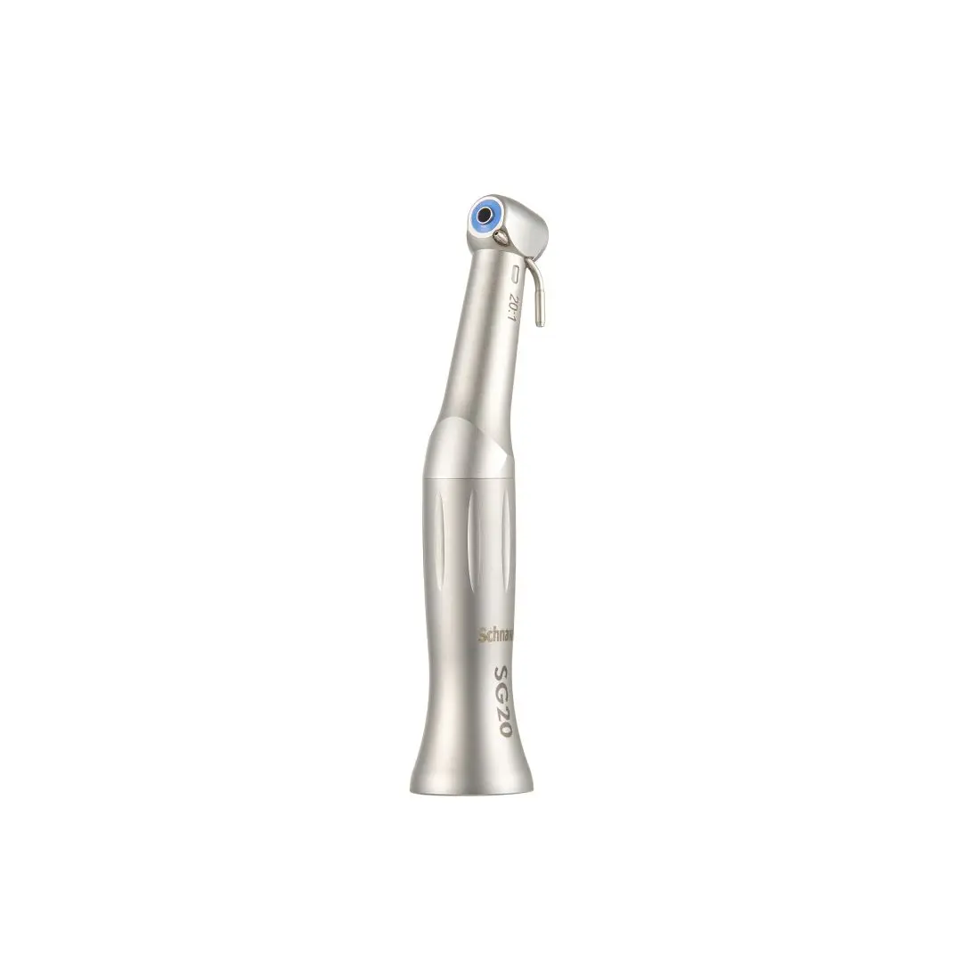 SG20 contraangulo Dental Low Speed Handpiece 20:1 Reduction Implant Surgery Contra Angle Handpiece Air Turbine