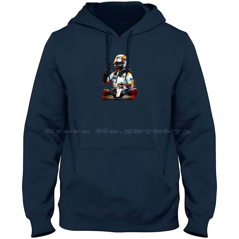 Lando Monaco 100% Cotton Hoodie Lando Norris Monaco Cars Racing Turbo Low Poly Lowpoly