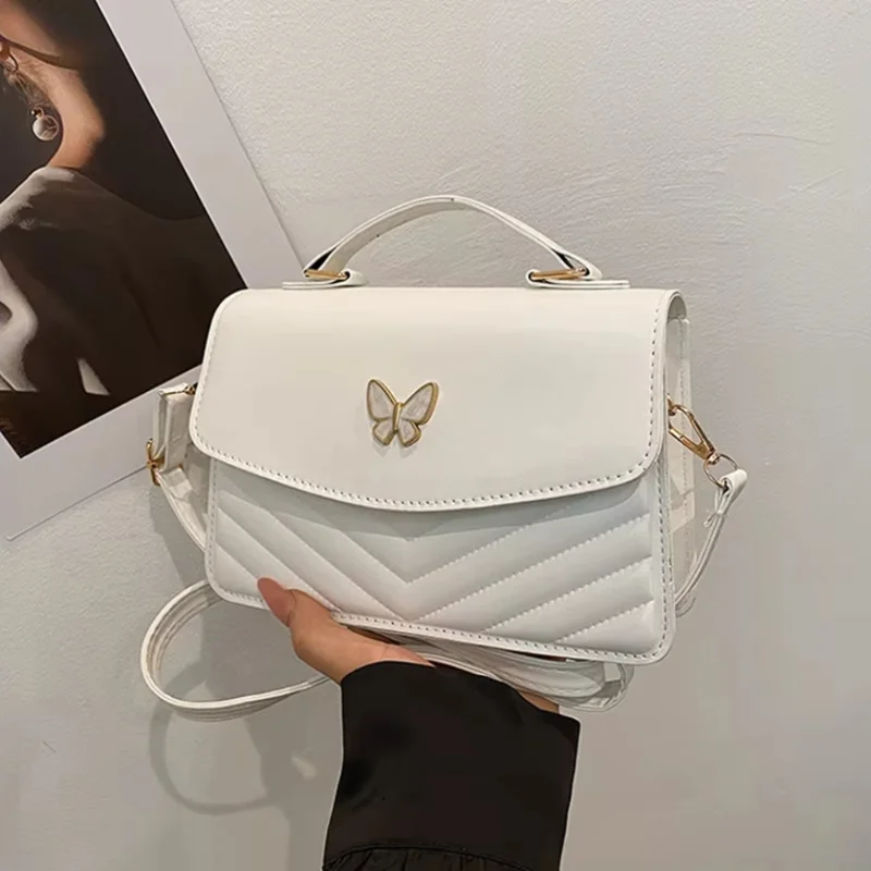 

Универсальная и модная портативная маленькая квадратная сумка из искусственной кожи, сумка через плечо на одно плечо, роскошная дизайнерская сумка Bolsas De Mujer