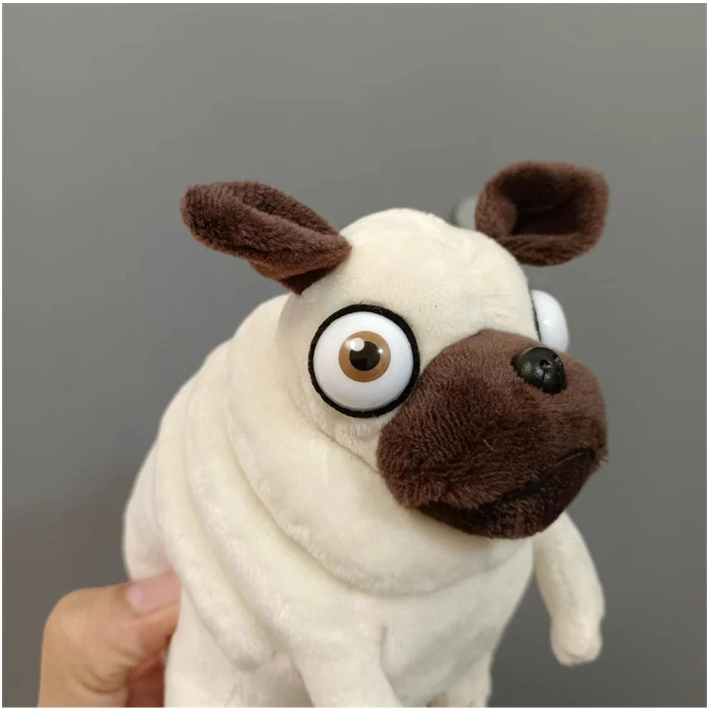 15cm Pig the Elf Pug peluche Kawaii seduto grasso Pug cani giocattolo bambole di pezza bambole regalo di compleanno per bambini