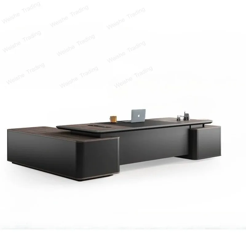 

President's boss table, simple modern manager table, chairperson's office, large desk, painted office desks and chairs