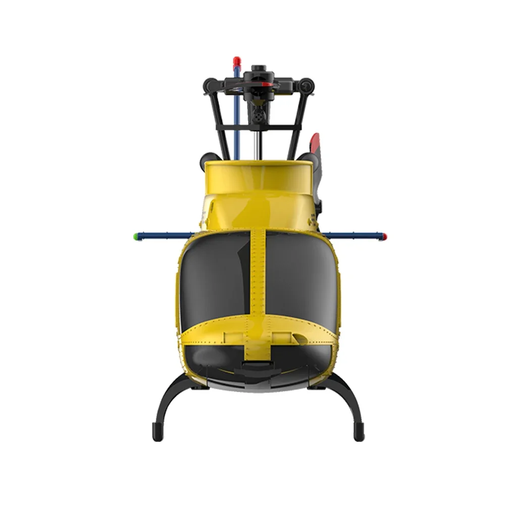 Novo a60 bell 206 1:42 escala 2.4g 4ch 6 eixos giroscópio localização de fluxo óptico altitude hold flybarless rc helicóptero rtf