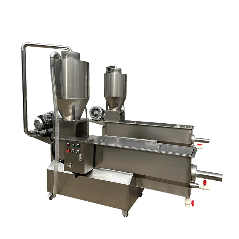 

Heavy Duty Sesame Washer Spiral High Pressure Spray Grain Cleaning and Grading Machines for Shelling Prep