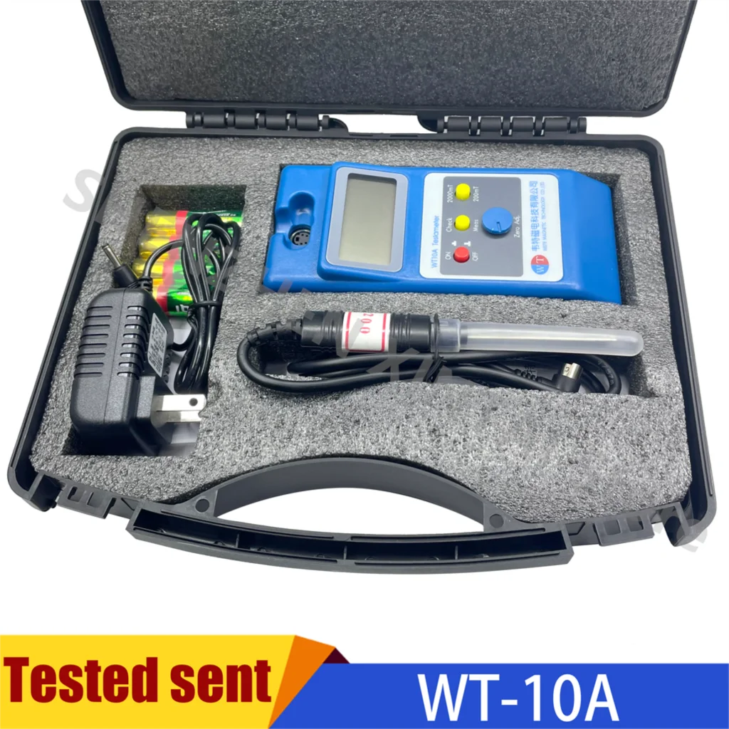 New Hot Sale Professional LCD Gaussmeter Meter WT-10A Digital Fluxmeter Surface Magnetic Field Tester WT10A Instrument