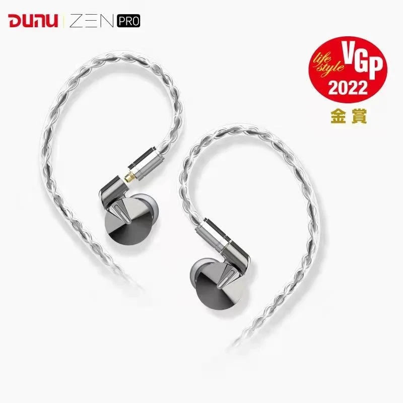 DUNU ZEN PRO In-Ear Earphone IEM NanoDLC Diaphragm Coil ECLIPSE Dynamic Driver Monitor MMCX Detachable Cable 4.4mm 3.5mm 2.5mm