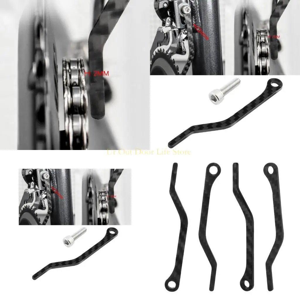 

77UF Bike Chain stabilizers Chain Guide Anti-drop Device Bike Chain Guide Drop Catcher