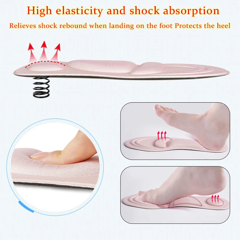 Soft Stretch Sports Insoles Orthopedic Feet Care Pad Breathable Running Cushion Men Women Memory Foam Sneakers Arch Shoes Insert image 2