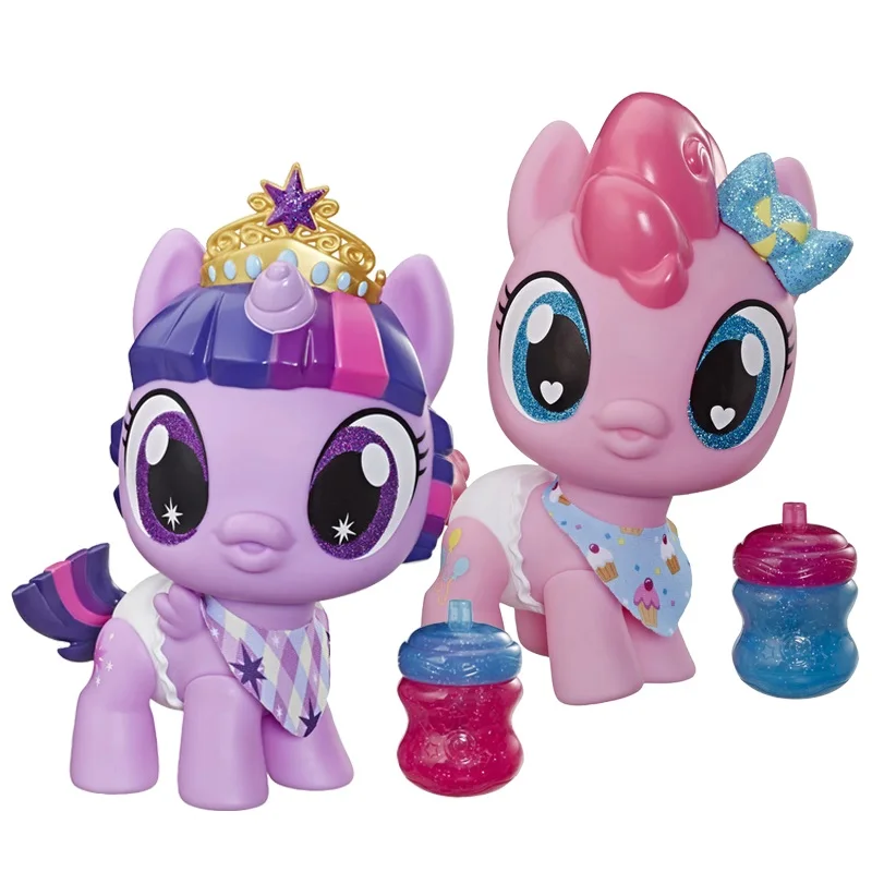 Hasbro Genuine My Little Pony Baby Pinkie Pie Twilight Sparkle Sound Toy Girls Cute Kawaii Birthday Christmas Gift Collection