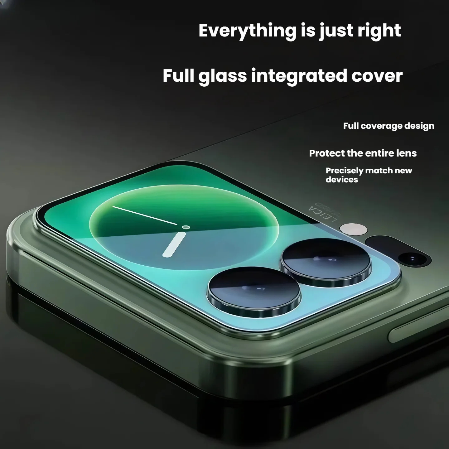 Película protectora de pantalla trasera de vidrio templado para Xiaomi 17Pro 17Promax se adapta a dispositivos de pantalla pequeña