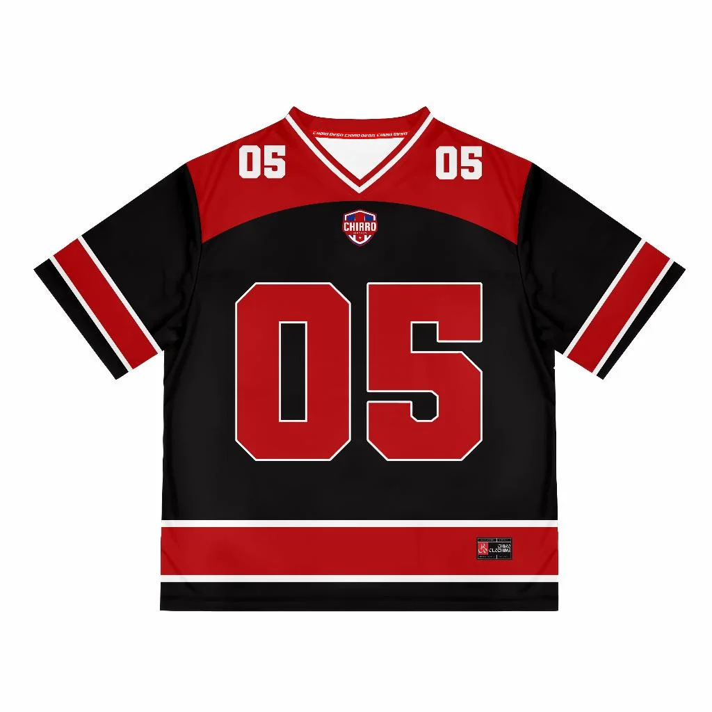 

Ретро Джерси Америка Стиль Регби No 05 Мужчины Женщины Футболки с v-образным вырезом Дышащие Быстросохнущие Повседневные Удобные Стильные Мото больших размеров