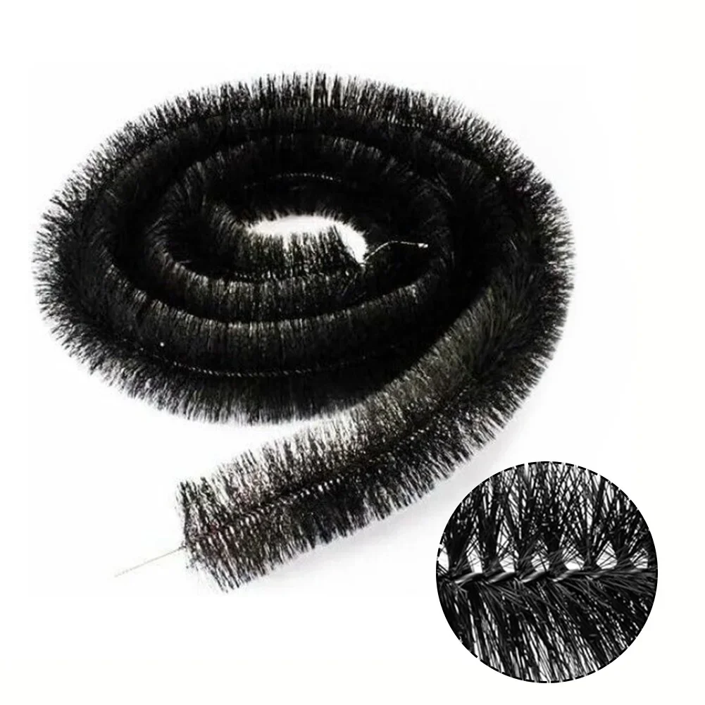4Meter Gutter Guard Brush Leaf Filter Protection Clog Remover For Roof Downpipe Roof Brush Gutter Protection Brush Leaf Filter