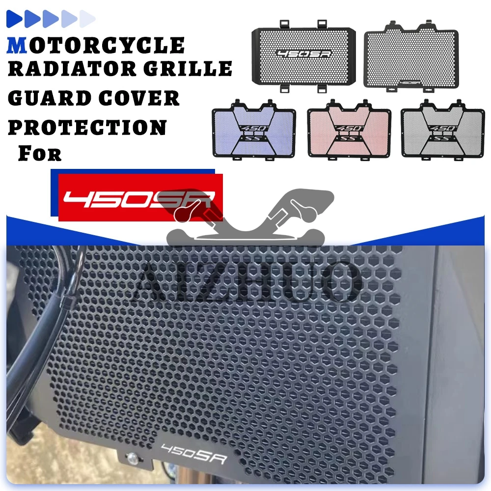 

FOR CFMOTO CF MOTO 450SR 450SS 450 SR SS 2022 2023 2024 Motorcycle Accessories Radiator Grille Guard Protector Cover Protection