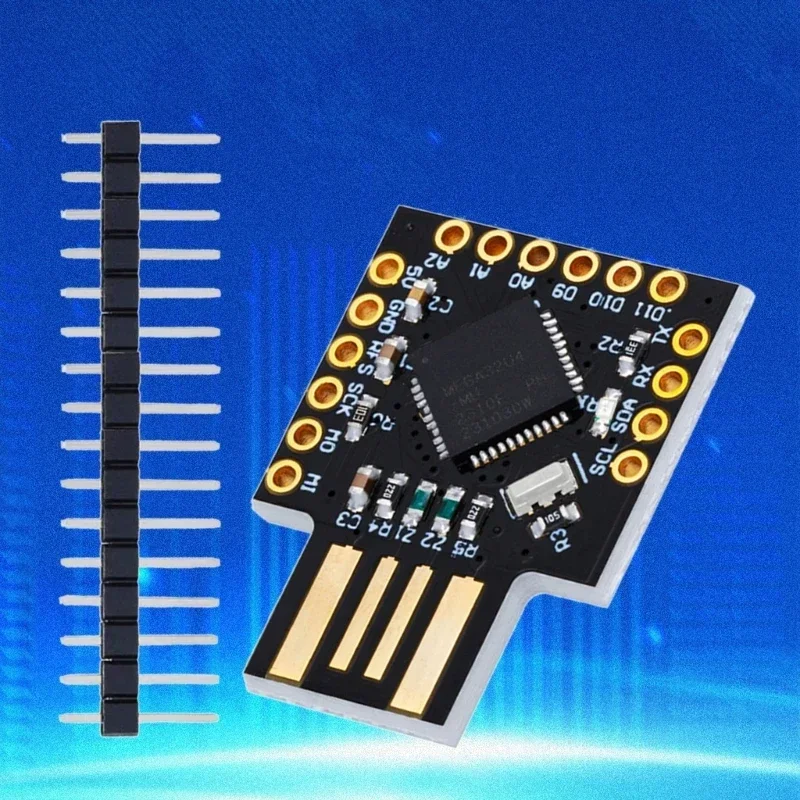 USB ATMEGA32U4 Mini Ban Phát Triển Bàn Phím Ảo Mô-đun Bảng Mở Rộng Điều Khiển DC5V I2C UART Phụ Kiện