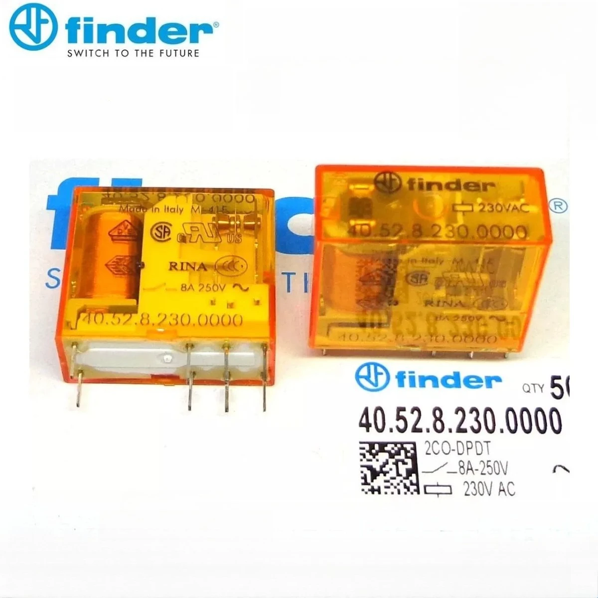 2pcs Finder 40.52.8.230.0000 40.52 230VAC Relay New Original