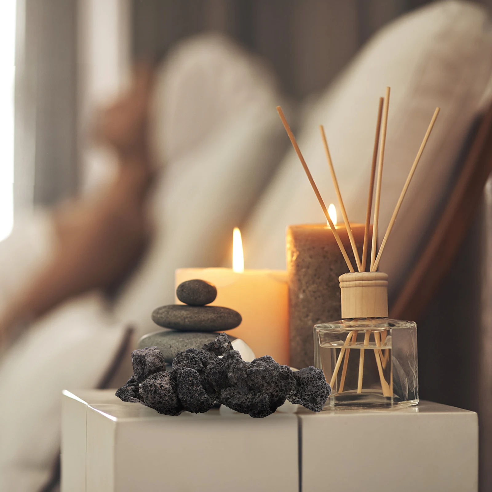 

Volcanic Stone Diffuser Aromatherapy Rock Craft Stones Expanding Fragrance Decorative
