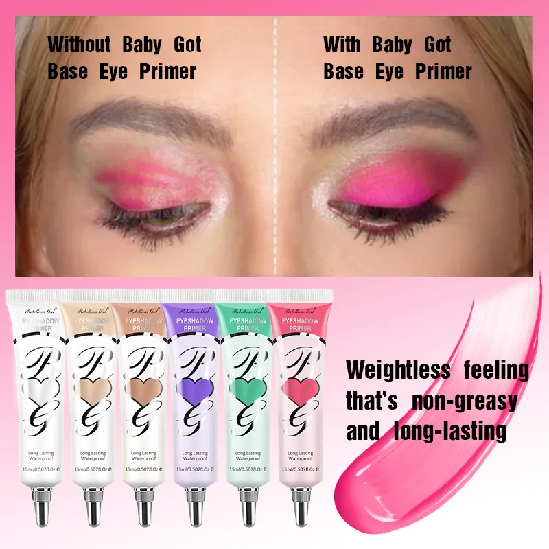 Long Lasting Makeup Matte Primer Long Lasting Eyeshadow Color Special Primer for Eyes Light Milk Cream Texture Women Cosmetics