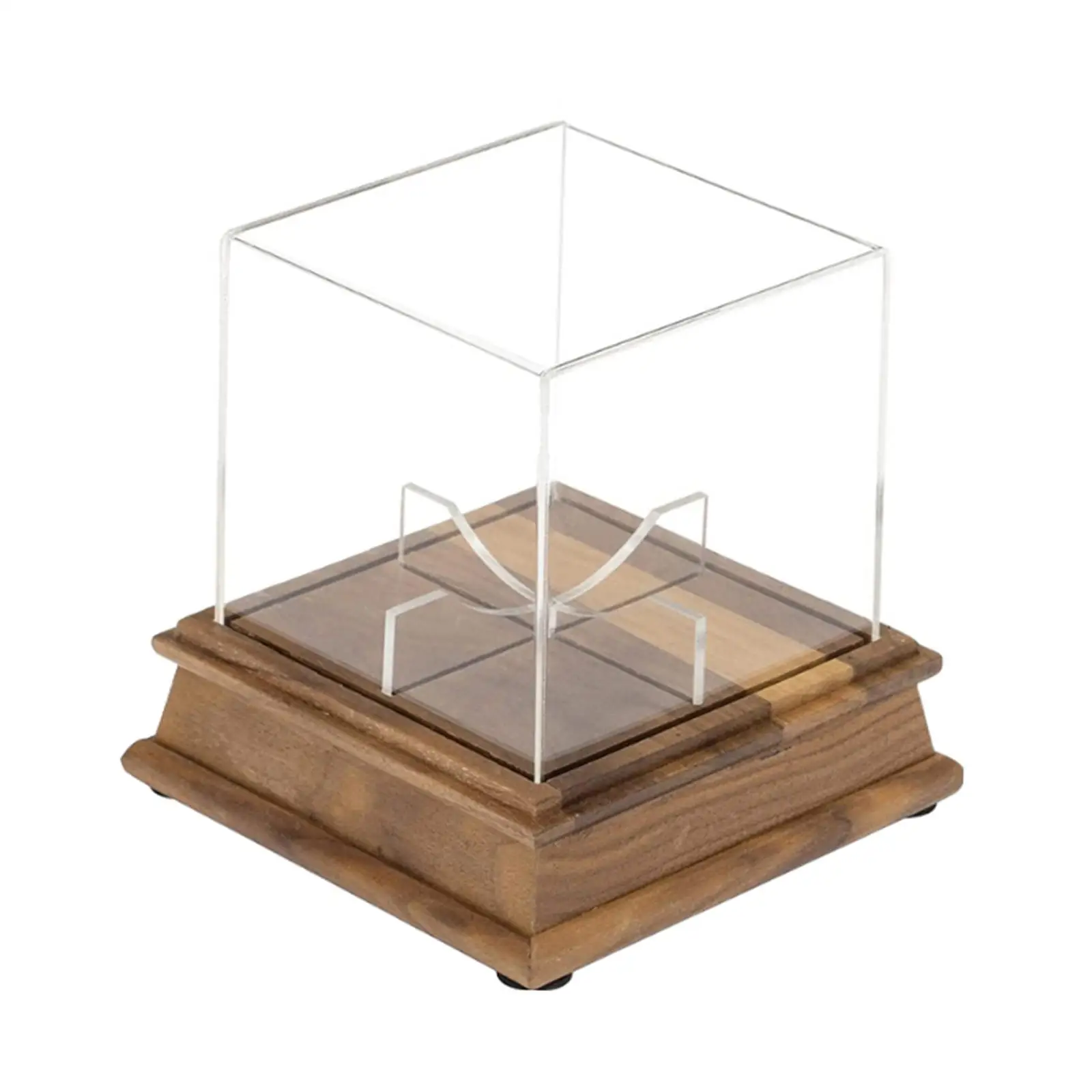 Baseball Display Case Souvenir Storage Box Holder Softball Display Storage Case Acrylic Cube for Autographed Balls Baseball Box