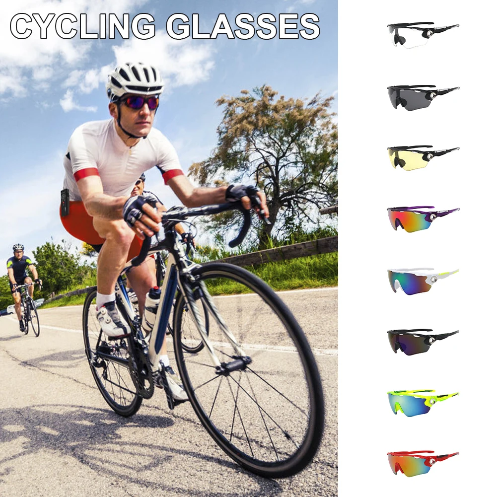 Fashionable Cycling Eyewear Outdoor Sports Sunglasses Men Women Cycling Glasses MTB Glasses Road Riding Bike Goggles Accessories