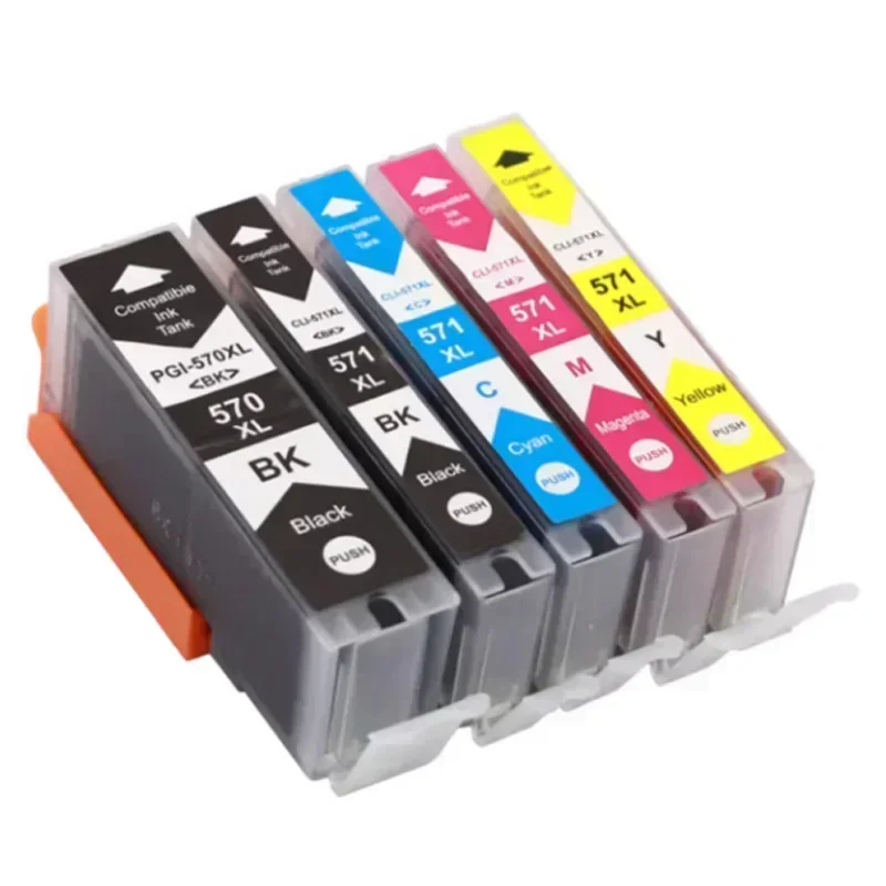 PGI570XL CLI-571 570XL ink cartridge compatible for canon PIXMA TS6052 TS6053 MG6800 MG5700 TS5055 TS9050 TS9055 TS6051 printer