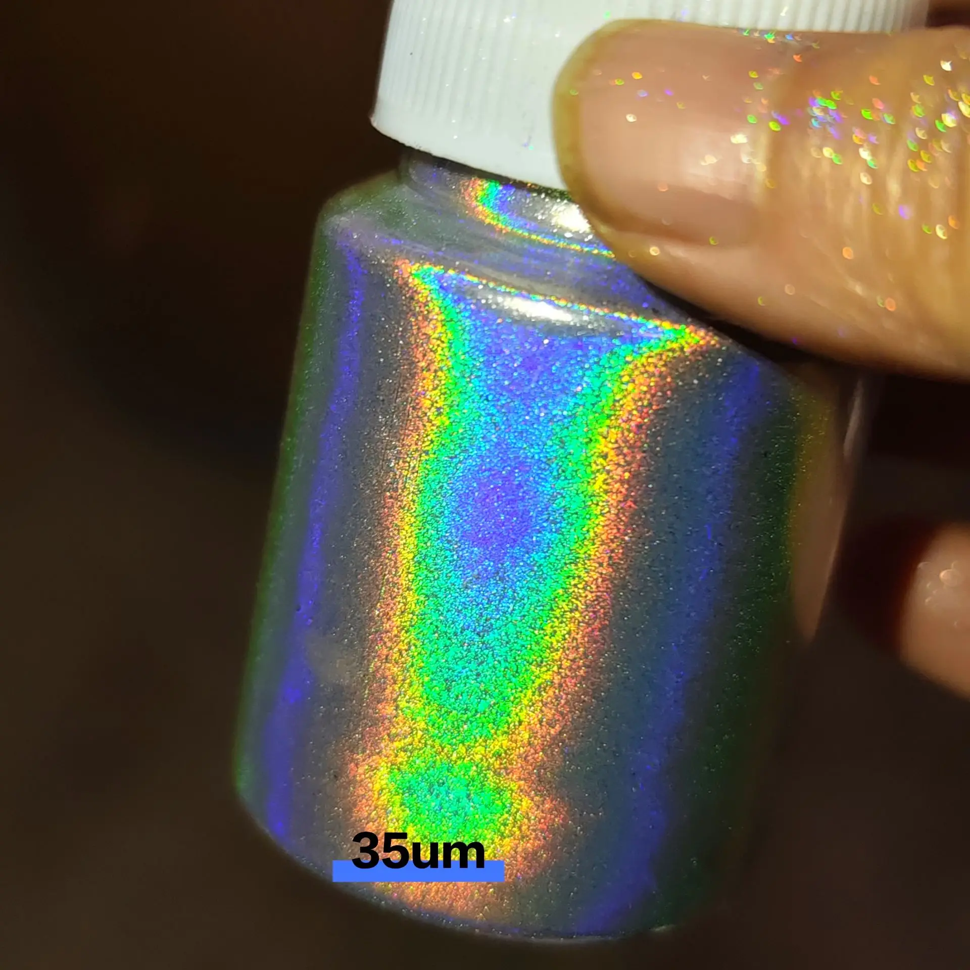 

1g Holographic Pearl - Color Shift Pearl Mica Powder | Hologram Pigment | Automotive Grade Paint Colorant | Epoxy Resin & Lac