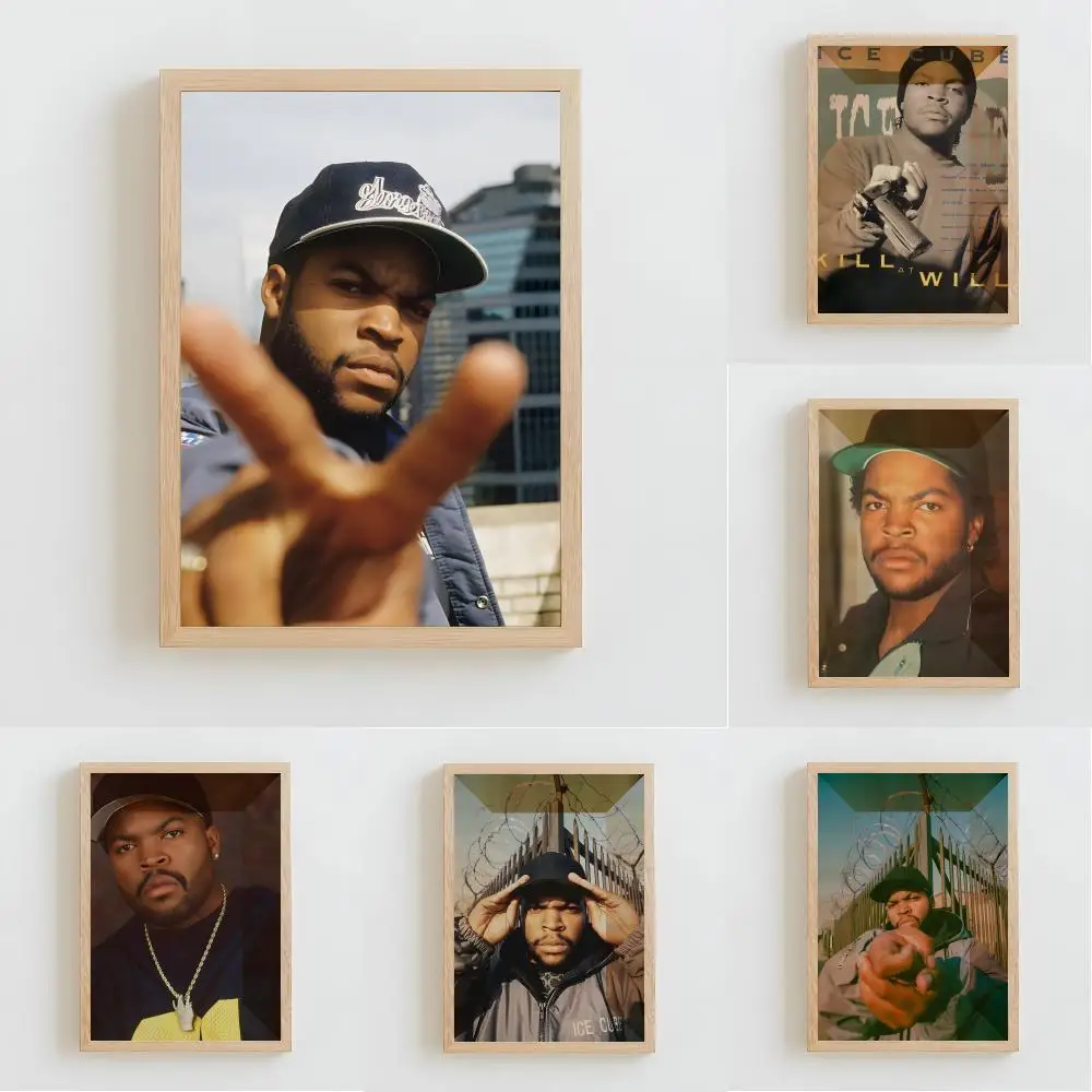 Rapper Singer I-ice Cube Poster High-Quality And Affordable Wall Stickers For Dormitory And Living Room Decoration